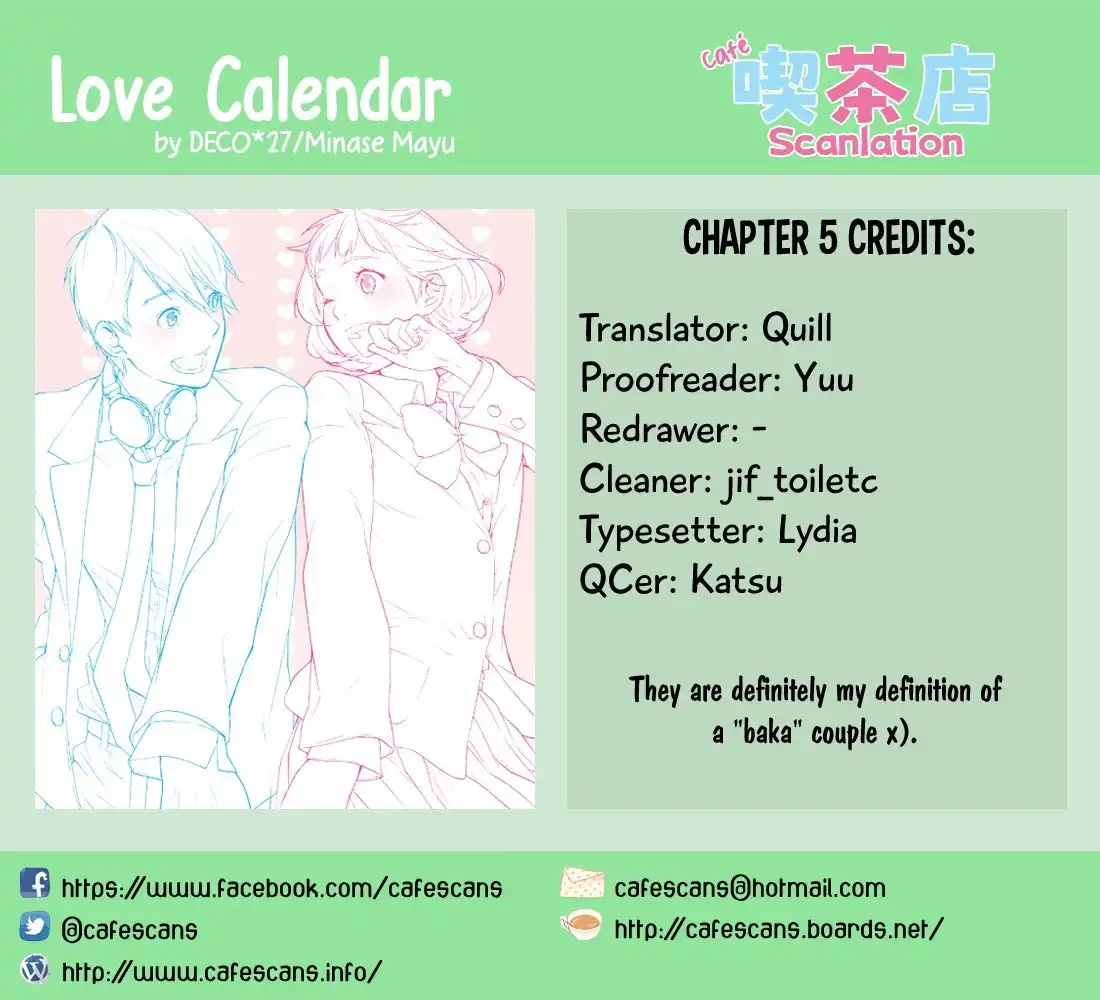 Love Calendar Chapter 5 1